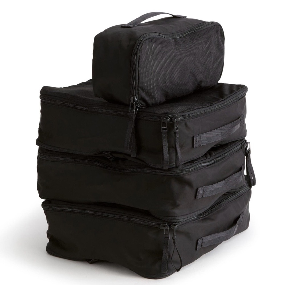 Vera Bradley Packing Cube Set Moonless Night 4 Piece Packing Cubes Ripstop